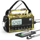 Rádio Meteorológica Eoxsmile 12000mAh/44400mWh AM FM de ondas curtas