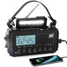 Rádio meteorológico de emergência com manivela solar Raynic 5000mAh