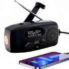 Rádio meteorológico de emergência IronSnow 5000mAh com carregador de telefone