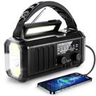Rádio meteorológico de emergência Leaton 10000mAh com painel solar