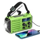 Rádio meteorológico de emergência OnlyEE 18500mWh com manivela solar