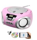 Rádio Micro System Portátil Toca Cd Bluetooth Pendrive Presente dia das Mães