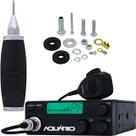 Rádio Móvel Px 40 Canais RP-40 Antena Inox Maria Mole 2,70 metros Kit de Parafusos Anti-Furto