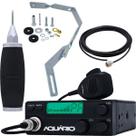 Radio Móvel Px Homologado 40 Canais Rp-40 + Antena PX 2,70 Metros Inox B-2003p + Suporte Traseiro para Escada + Cabo 5,5 Metros + Parafusos Anti-Furto