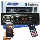 Rádio Mp3 Player Automotivo Bluetooth Winner WNR-2 Fm Sd Usb Aux Controle