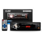 Rádio MP3 Player Automotivo Kube KU 1100 Car Stereo 4 x 25w 12V com Controle Bluetooth USB USB AUX FM