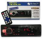 Radio Mp3 Player Bluetooth Automotivo Viva Voz Usb Aux Sd Fm