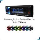 Rádio MP3 Som Automotivo Bluetooth 7 Cores Zafira 2001 2002 2003 2004 2005 2006 2007 2008 até 2012 Rádio MP3 Som Automotivo Bluetooth 7 Cores Zafira 2001 2002 2003 2004 2005 2006 2007 2008 até 2012