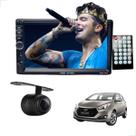Rádio MP5 CarPlay Android Auto 2 Din + Câmera Ré HB20 2012 2013 2014 2015 2016 2017 2018 até 2022