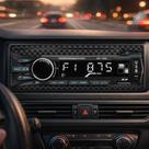 Rádio para Carro 65W Bluetooth USB AUX TF FM LED Som Automotivo Controle Remoto VPL-1002