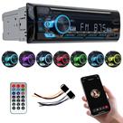 Radio para carro bluetooth Aparelho de som Automotivo 7 Cores de LED 4x50W LE-6841