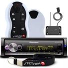 Radio Pioneer Som Bluetooth Usb Sem Toca Cd Mvh-x3000br Com Controle Longa Distancia Stetsom 500m