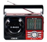 Rádio Portátil Am Fm A Pilha E Energia Usb Recarregável Bluetooth