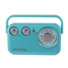 Rádio portátil AM/FM Studebaker SB2003 retrô turquesa Rádio portátil AM/FM Studebaker SB2003 retrô turquesa