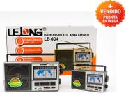 Rádio Portátil Analógico Recarregável com USB SD TF Bivolt FM AM Som Nítido Antena Rádio Portátil Analógico Recarregável com USB SD TF Bivolt FM AM Som Nítido Antena