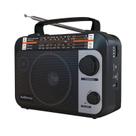 Rádio Portátil Audiocrazy Multiband AM/FM/SW1-2 com Alto-Falante Grande