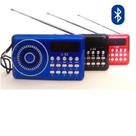Radio Portátil Bluetooth Fim USB Sd Recarregável