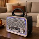 Radio Portátil Caixa De Som Lanterna Recarregável LEDs USB Radio Portátil Caixa De Som Lanterna Recarregável LEDs USB