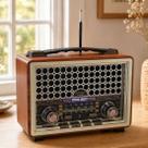 Rádio Portátil Classic Bluetooth Vintage Retro Recarregável