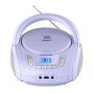 Rádio Portátil com Bluetooth, Leitor de CD, FM e USB - Reprodução de MP3