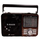 Rádio Portátil F Sound, FS-100BT, 9 Faixas, USB