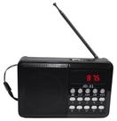 Rádio Portátil JD-31 Analógico Fm Pendrive Sd Card Recarregável
