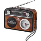 Rádio Portátil PRONLY PR-F-1002BT com Bluetooth, Relógio e Lanterna