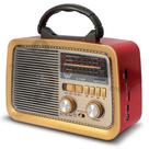 Radio Portátil Retro Bluetooth Am Fm Sd Usb A-3188t