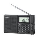 Rádio portátil SEMIER AM FM SW com display LCD Bluetooth
