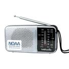 Rádio portátil Snokauwa AM/FM/NOAA a pilhas