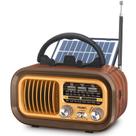 Rádio Portátil Vintage Retro PRUNUS J-150 com Bluetooth, AM/FM Rádio Portátil Vintage Retro PRUNUS J-150 com Bluetooth, AM/FM