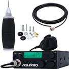 Rádio PX 40 Canais RP-40 + Antena Móvel PX Inox 2,70 Metros + Cabo 5,5 Metros + Kit Parafusos Anti-Furto