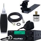 Rádio Px 40 Canais Rp40 Antena 1,4m Suporte Caminhonete Hilux S10 Ranger L200 Saveiro Strada Montana Cabo 5,5 metros