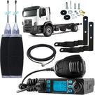 Rádio Px 80 Canais 2 Antena Maria Mole 2,70m Cabo 5,5m Suporte Dianteiro Vw Constellation