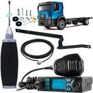 Rádio Px 80 Canais Antena Inox 2,70m Suporte Traseiro Motorista Constellation Cabo 5,5m Parafusos