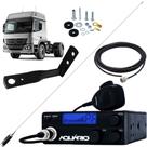 Rádio Px Antena Mini Maria Mole 1,40m Cabo 5,5m Mercedes Benz Atego Parafusos