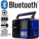 Rádio Radinho Retrô Vintage Am Fm Usb Sd Aux P2 Analógico Bluetooh Radio Am Fm Com Tomada Portátil com Lanterna ATURN SHOP