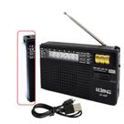 Radio Receptor Portátil Retrô AM FM SW 1-2 c Lanterna Led Emergência
