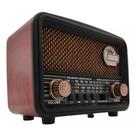 Rádio Relógio Analógico Am/fm/sw Pendrive / cartão memoria - kap bom