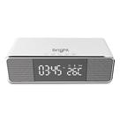 Rádio Relógio com Base Carregadora por Indução Bright 0600 Branco