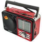 Rádio Retrô AM FM SW USB SD C/ Lanterna Lelong LE-610 Cor:Marrom