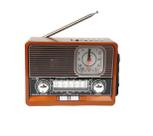 Radio Retro Antigo Vintage Am Fm Bluetooth Bateria Recarregável USB Radio Retro Antigo Vintage Am Fm Bluetooth Bateria Recarregável USB