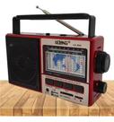 Rádio Retro Com Bluetooth AM FM Portátil Com USB MP3 Caixa Som Amplificada - Enviamos no mesmo dia Rádio Retro Com Bluetooth AM FM Portátil Com USB MP3 Caixa Som Amplificada - Enviamos no mesmo dia