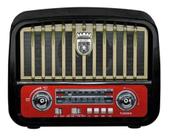 Rádio retrô inova am/fm/sw 3 bandas com reprodutor usb/sd/tf - rad8394