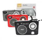 Rádio Retrô Portátil Bluetooth Altomex AD-1708 com Lanterna, AM/FM e USB