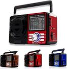 Rádio Retrô Vintage Portátil com bluetooth Am Fm Sw Pendrive Com Sd Usb