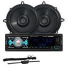 Rádio Roadstar Rs2714br + 2 Alto Falantes 5 Bomber + Antena