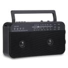 Rádio SEMIER Portable AM FM de ondas curtas com alto-falante Bluetooth