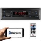 Rádio Som Automotivo MP3 4x15W Com Controle H-Tech - HT-1022 Com USB, Bluetooth e Leitor de Cartão SD