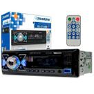 Rádio Som Automotivo Roadstar Bluetooth USB SD FM Aux MP3 RS2714BR com Controle e Painel LCD Som Potente